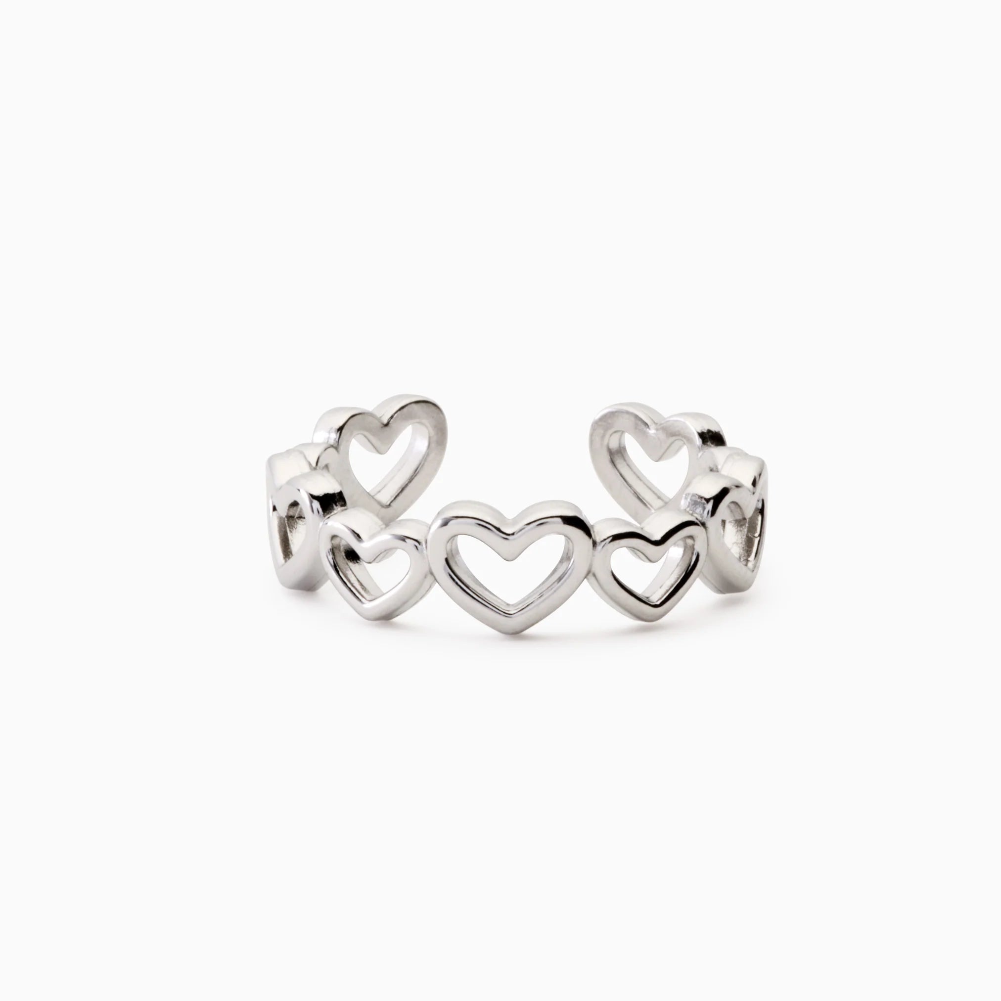BAGUE HEART ARGENT