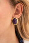 Boucles d'oreilles PEONIA