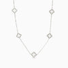 COLLIER CLOVER ARGENT