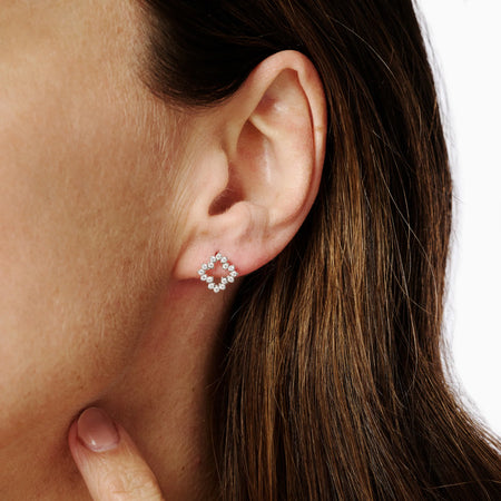 Boucles d’oreilles CLUSTER ARGENT