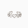 BAGUE HEART ARGENT