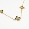 COLLIER PASSIONATE NOIR ET OR